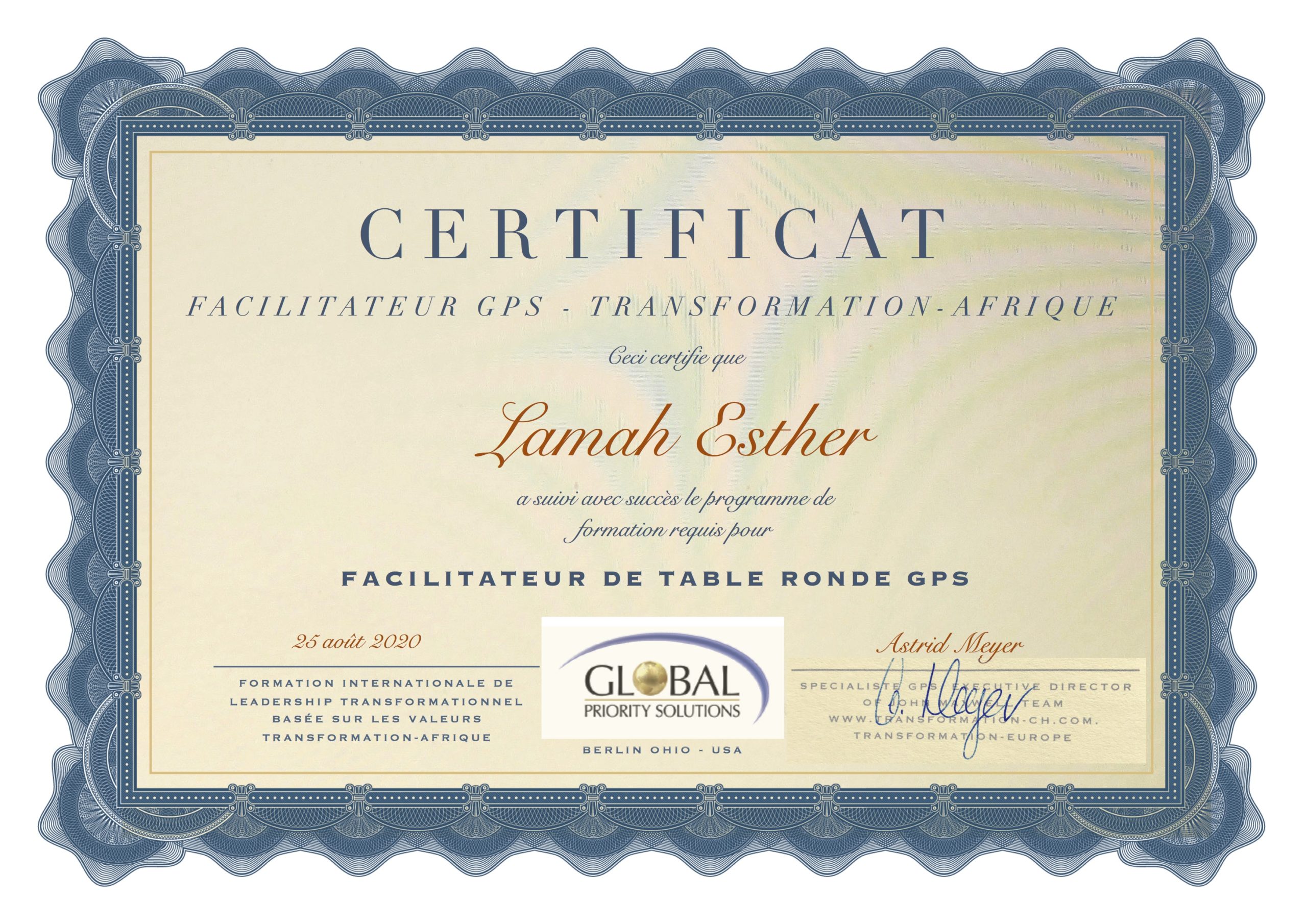 LAMAH Esther